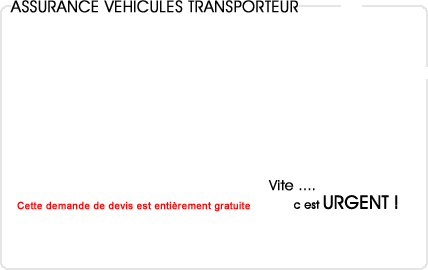 assurance automobile transporteur