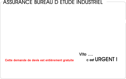 assurance bureau d'tude industriel