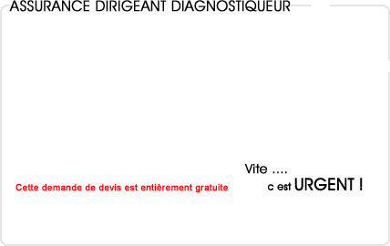 assurance dirigeant diagnostiqueur immobilier