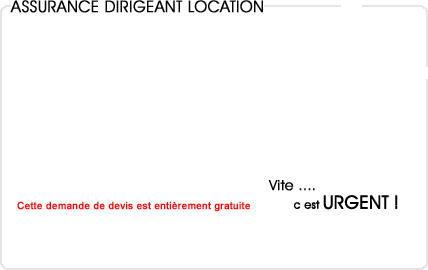 assurance dirigeant location de vhicule