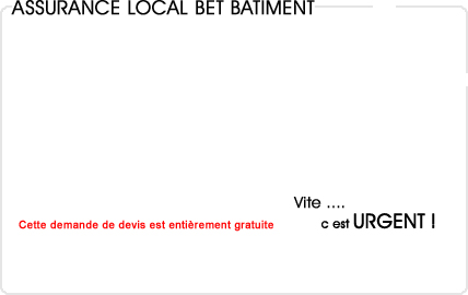 assurance local bureau d'tude btiment