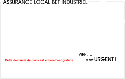 assurance local bureau d'tude industriel