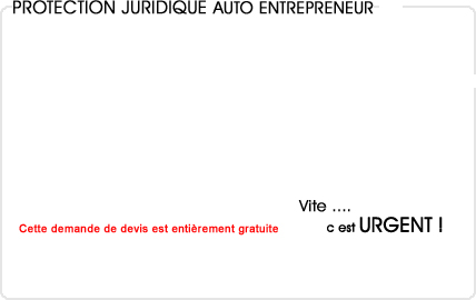 assurance protection juridique auto entrepreneur