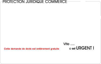 assurance protection juridique commerce