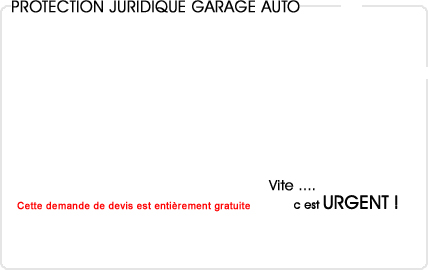 assurance protection juridique garage automobile