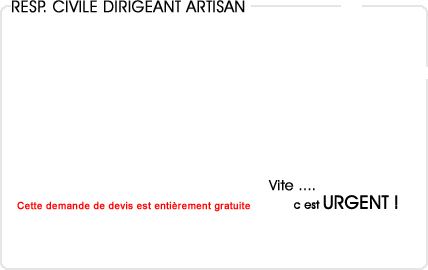 assurance responsabilit civile dirigeant artisan